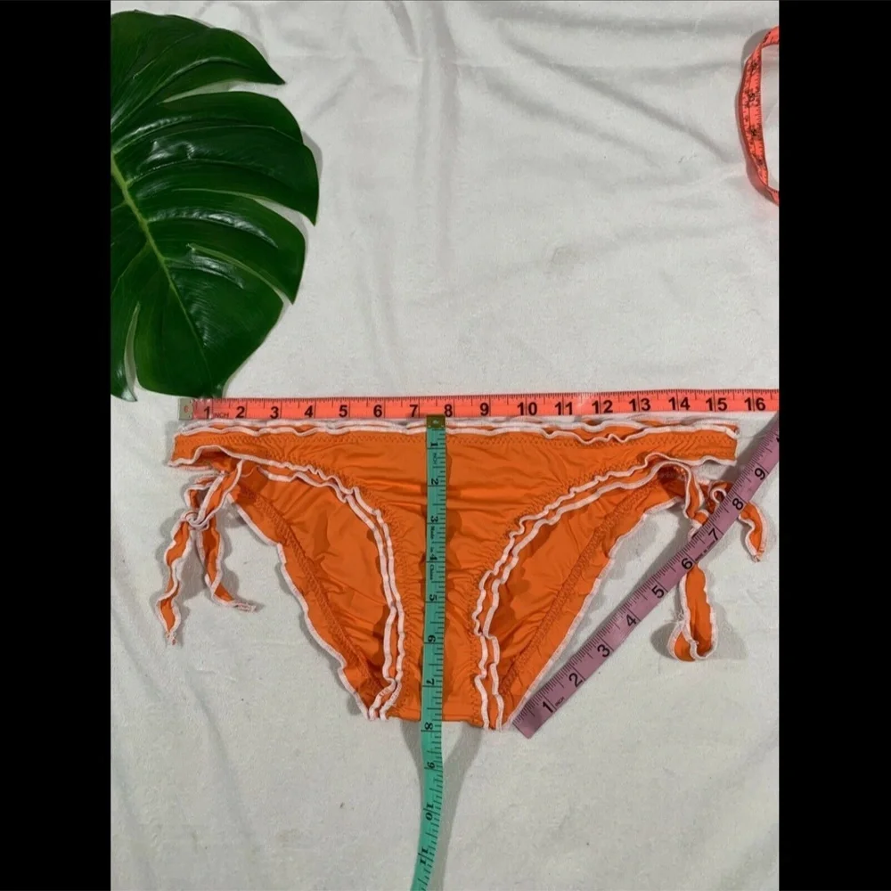 NEW Isabella Rose Hot House Bondi Ruffle Tie Side‎ Bikini Bottom [SZ Large ]